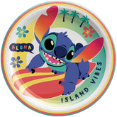 Disney Lilo & Stitch 9-Inch Round Paper Plates, 8-Pack